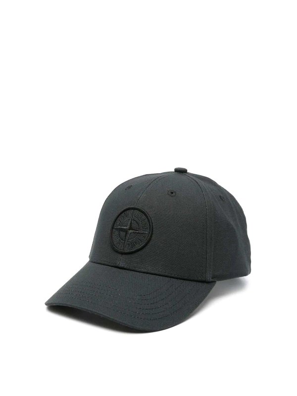 STONE ISLAND: cappelli - Cappello Nero