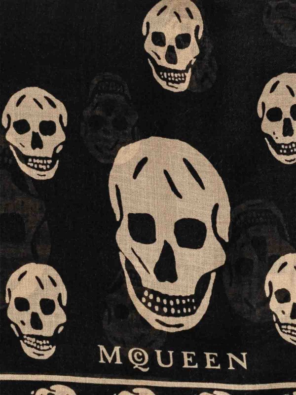 ALEXANDER MCQUEEN: Écharpes online - Écharpe - Noir