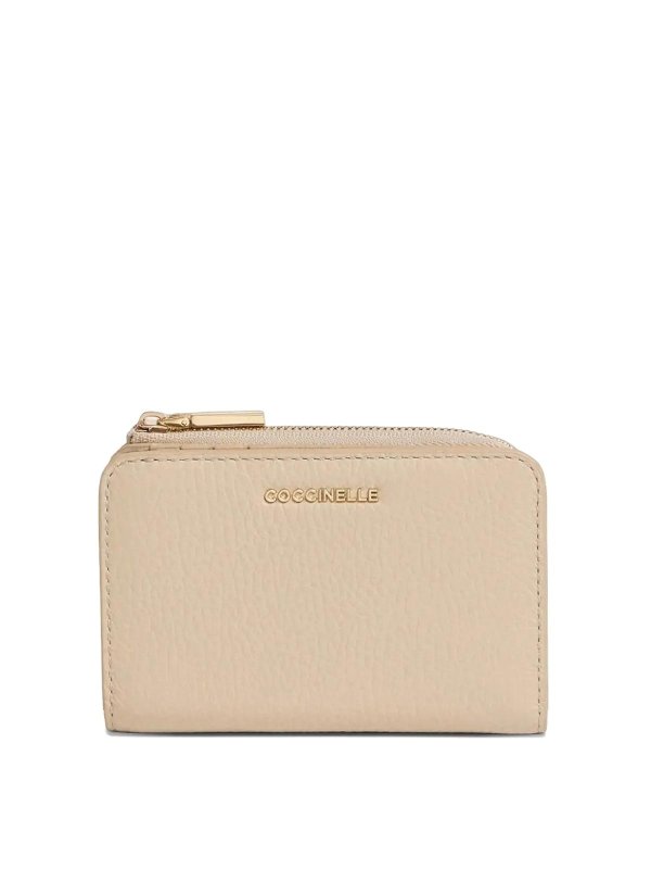 COCCINELLE: wallets & purses - Wallet Grained   Sandshell Sandshell