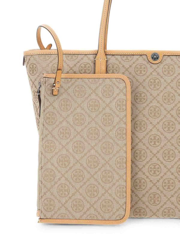 The Best Shops TORY BURCH: Handtaschen - Shopper - Beige
