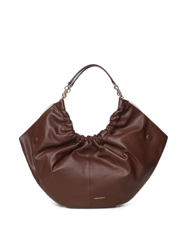 トートバッグ - ブラウン shop online: COCCINELLE