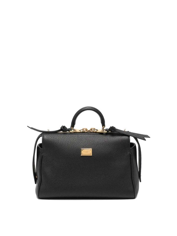 DOLCE & GABBANA: トートバッグ - トートバッグ - 黒