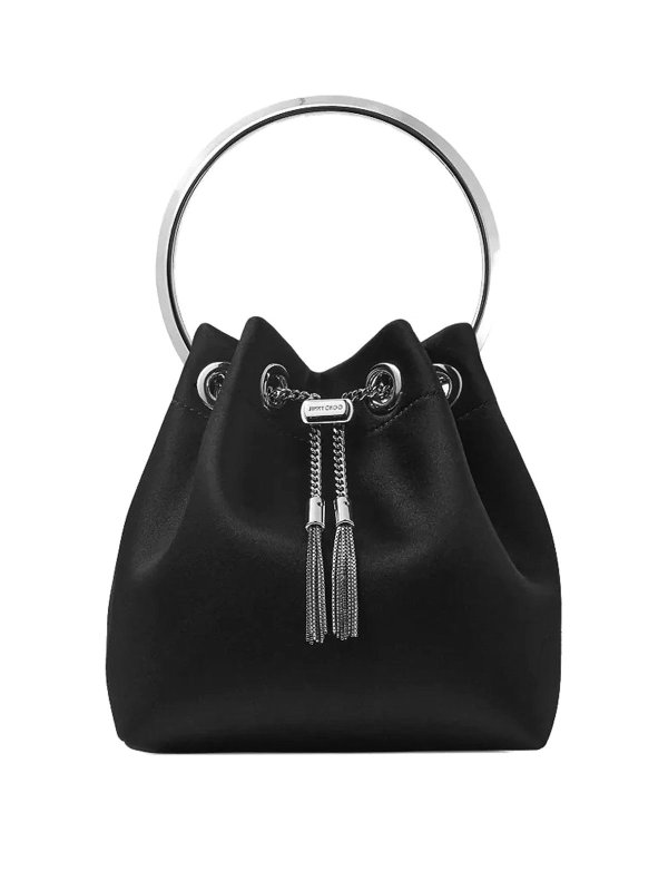 JIMMY CHOO: トートバッグ - トートバッグ - 黒