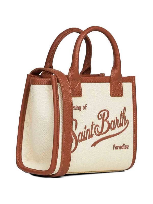 MC2 SAINT BARTH: Handtaschen online - Shopper - Beige