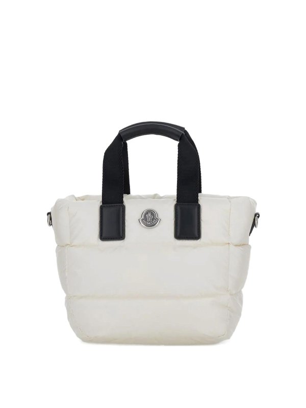 MONCLER: Handtaschen - Shopper - Weiß