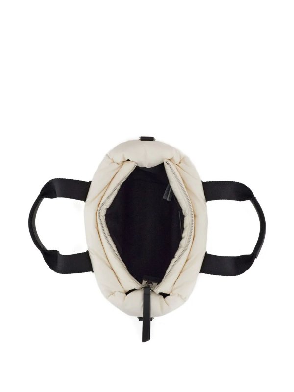 The Best Shops MONCLER: Handtaschen - Shopper - Weiß