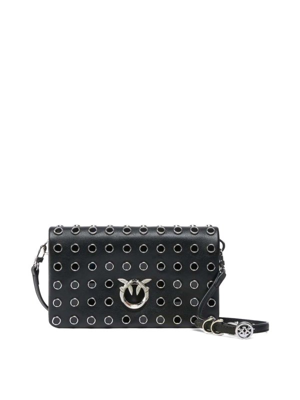 Pinko: cross body bags - Click Soft Horizontal Mini Vit