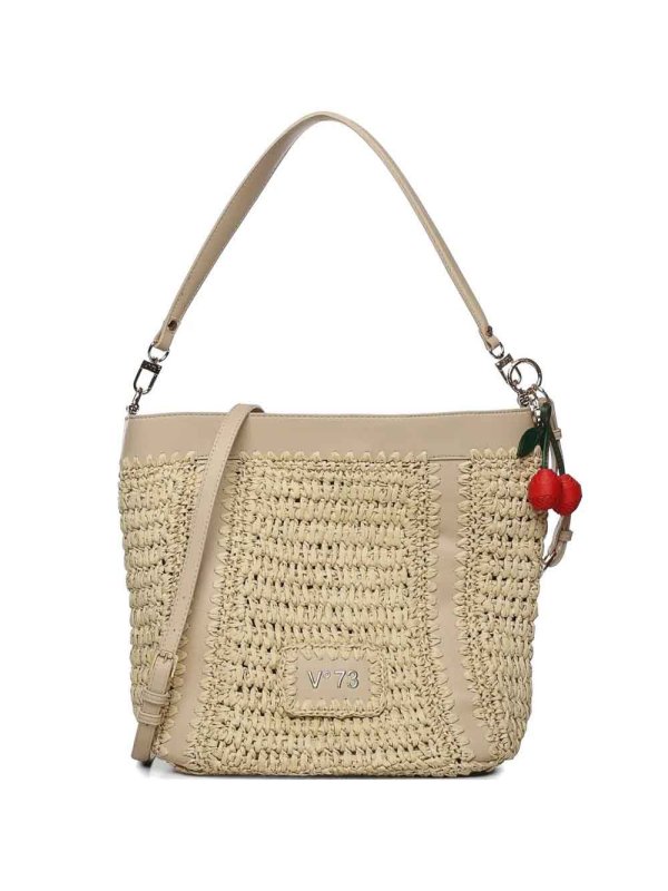 v°73: Handtaschen - Shopper - Weiß