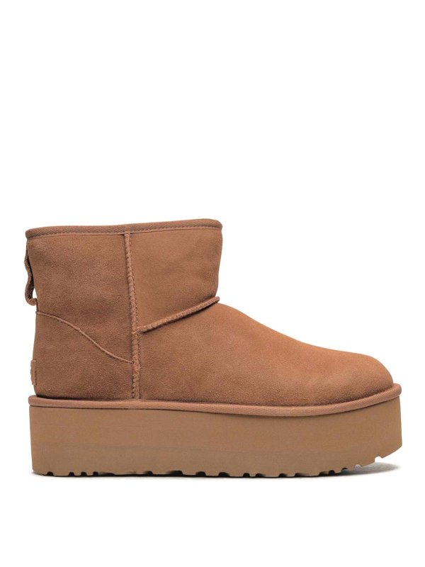 UGG: tronchetti - W Classic Mini Platform Castagno