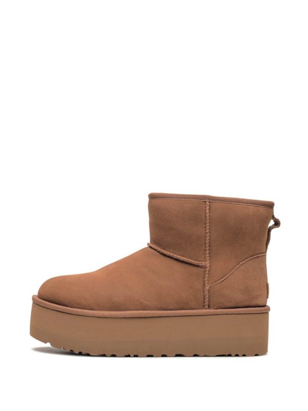 UGG: tronchetti online - W Classic Mini Platform Castagno