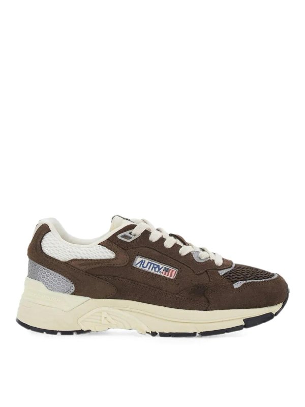 AUTRY: trainers - Hyperway Low Man Suede/Mesh Cott/Marsh