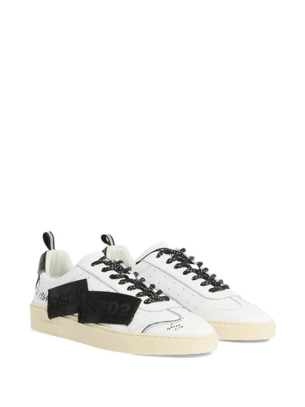 DSQUARED2: sneakers online - Sneakers Bianco/Nero