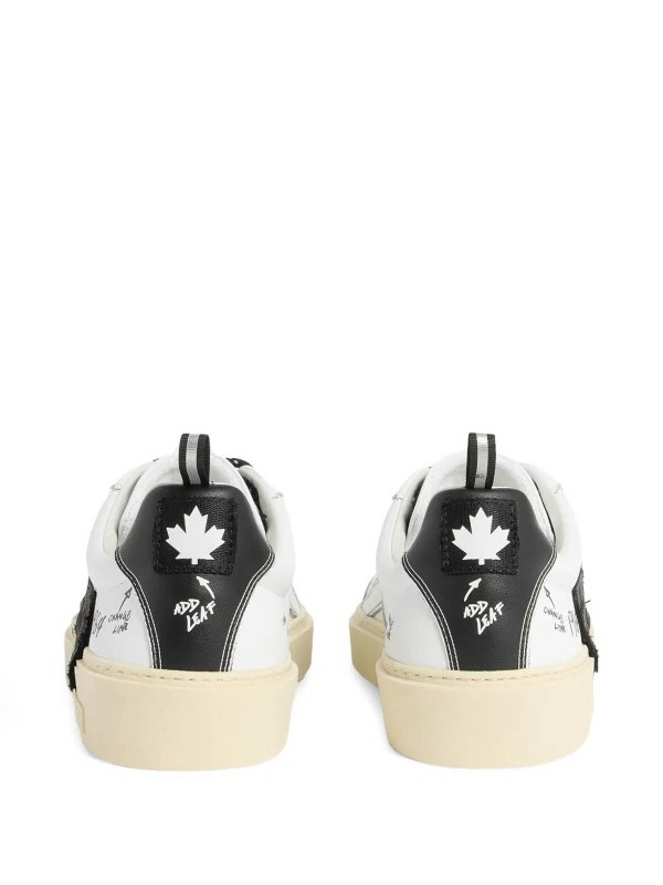 The Best Shops DSQUARED2: sneakers - Sneakers Bianco/Nero