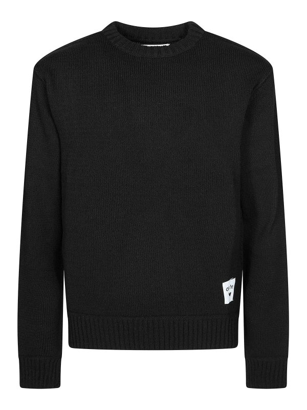 ARTE: cardigans - Reversible Label Knit