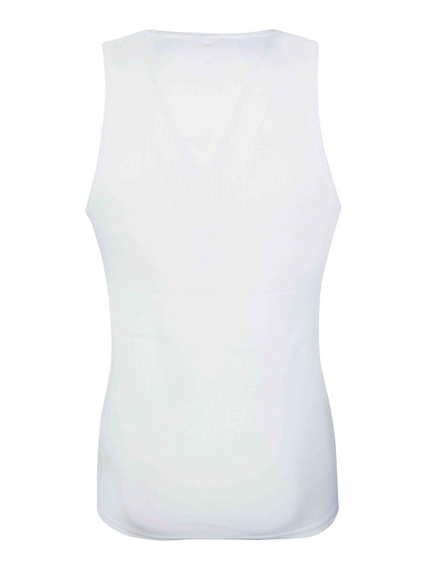 DIESEL: Tops y camisetas sin mangas online - Top - Blanco