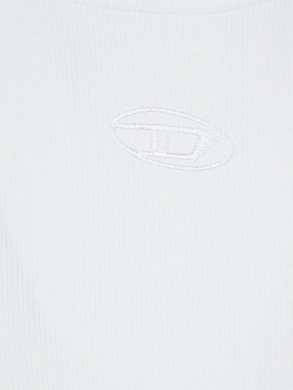 The Best Shops DIESEL: Tops y camisetas sin mangas - Top - Blanco
