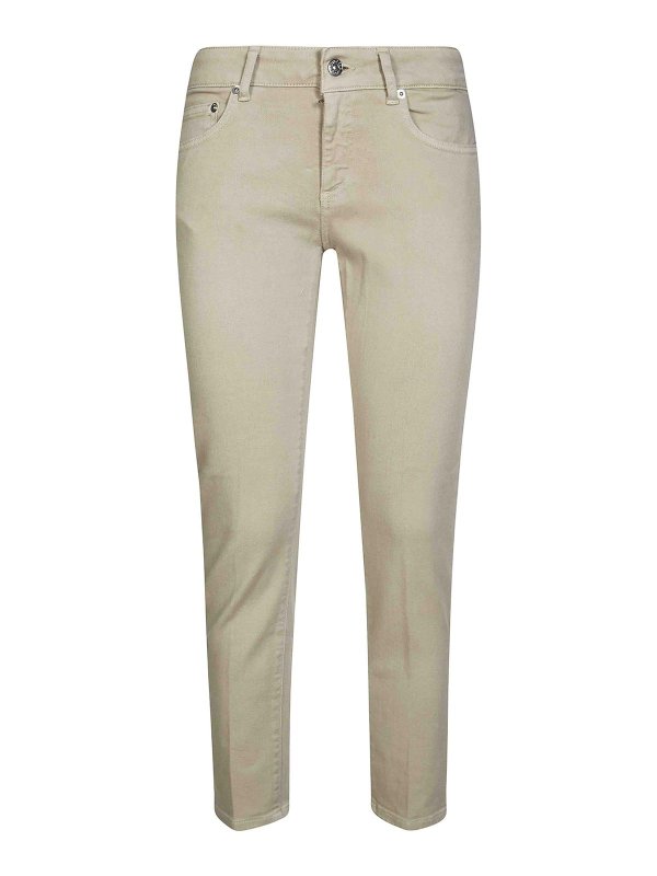 DONDUP: Jeans pitillos - Vaqueros Pitillos - Beis