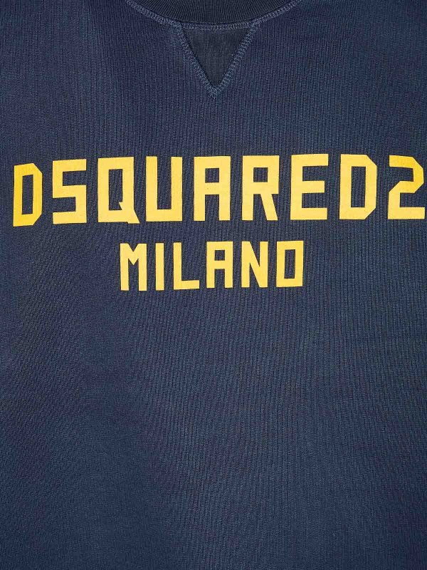The Best Shops DSQUARED2: Sweatshirts & Pulls - Sweat-Shirts - Bleu
