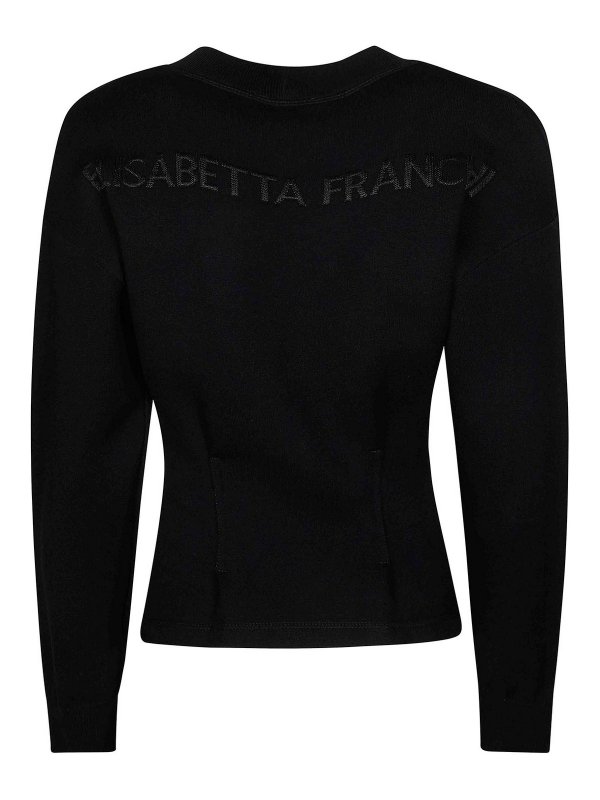 ELISABETTA FRANCHI: カーディガン online - カーディガン - 黒