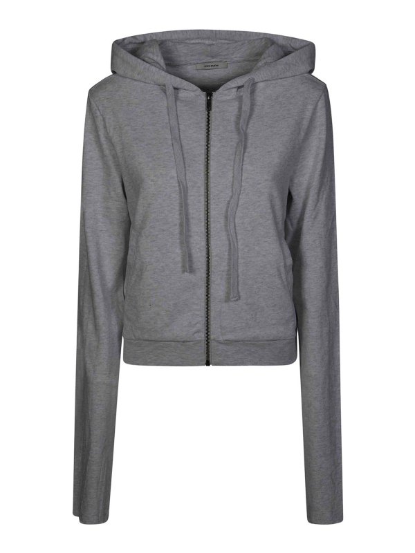 ENTIRE STUDIOS: Felpe e maglie - Felpa corta con zip