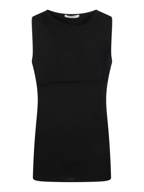 ENTIRE STUDIOS: Tops y camisetas sin mangas - Top - Negro