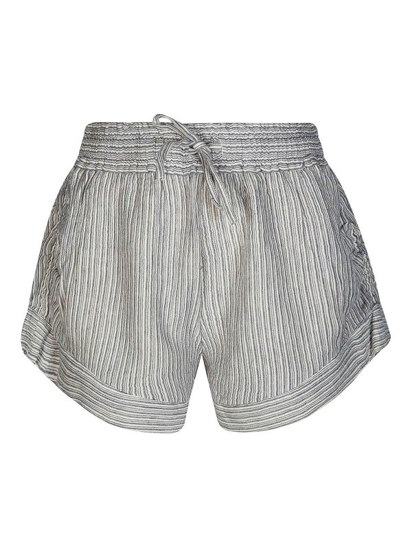 Isabel Marant Etoile: トラウザーショーツ - ショートパンツ - ブルー