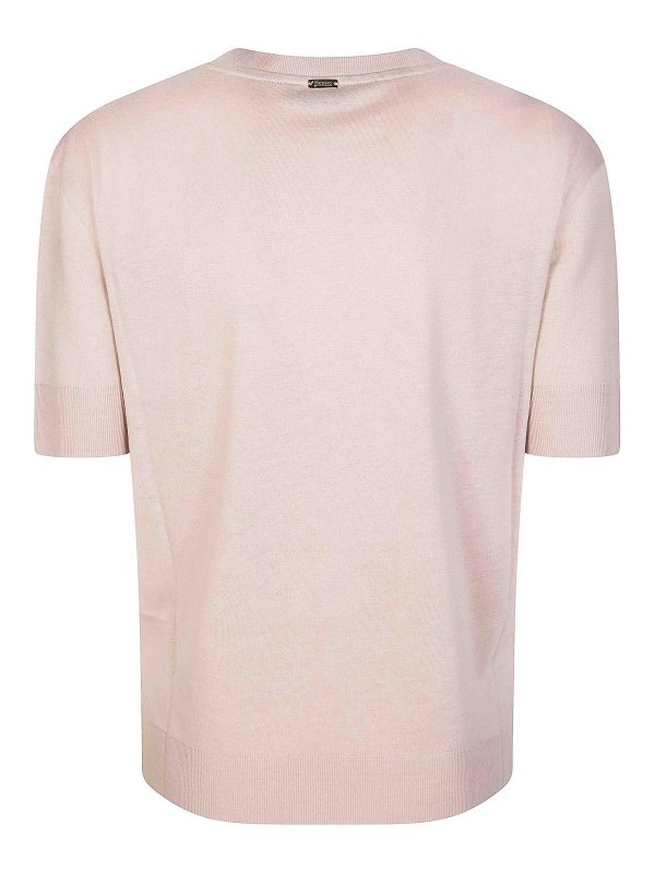 HERNO: t-shirts online - T-Shirt With Continuous Edges