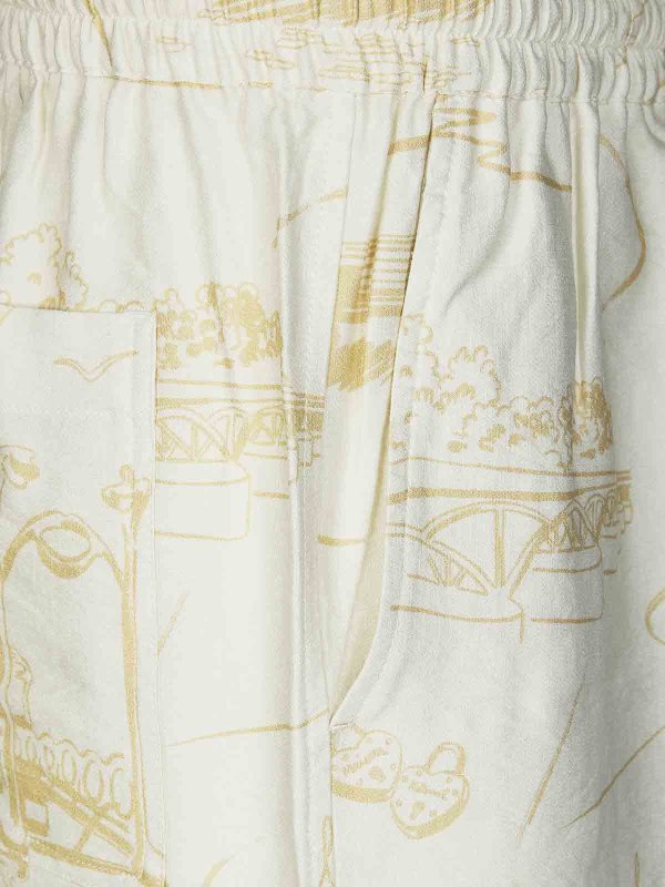 The Best Shops MAISON KITSUNÉ: Trousers Shorts - Bermuda Lightweight
