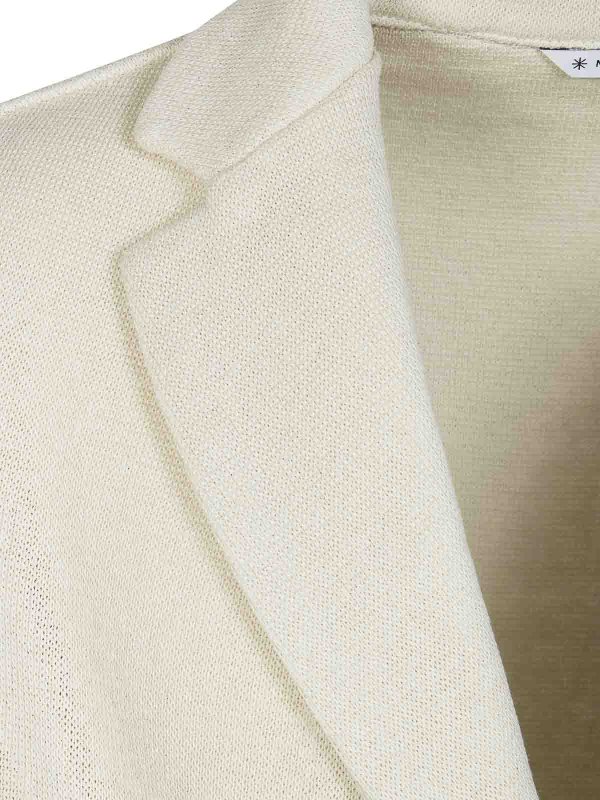 The Best Shops MANUEL RITZ : blazers - Single-breasted knitted jacket