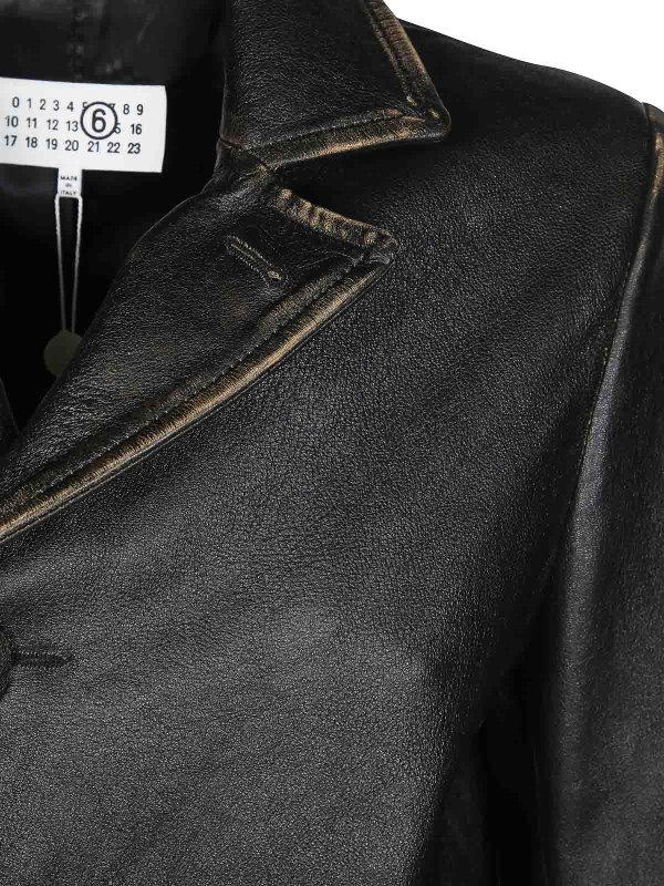 The Best Shops MM6 MAISON MARGIELA: ブレザー - ブレザー - 黒