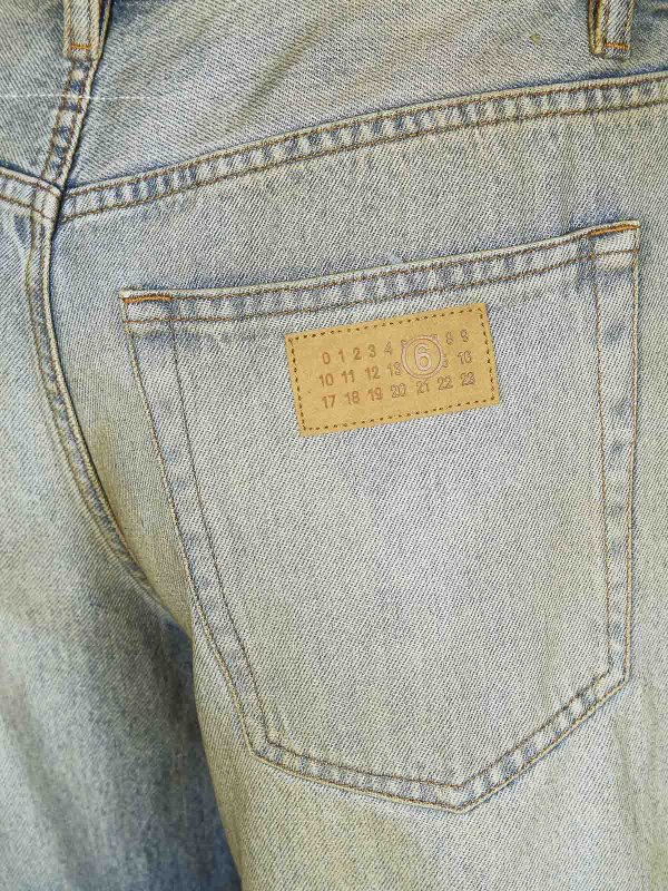 The Best Shops MM6 MAISON MARGIELA: カジュアルトラウザー - カジュアルパンツ - デニム
