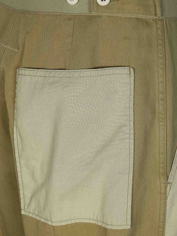 The Best Shops MM6 MAISON MARGIELA: カジュアルトラウザー - カジュアルパンツ - ベージュ