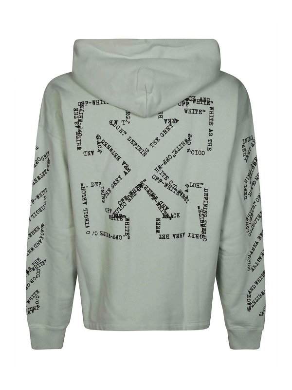 OFF-WHITE: Sudaderas y suéteres online - Sudadera - Verde