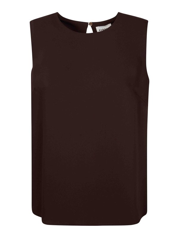 P.A.R.O.S.H.: Blusas - Blusa - Marrón