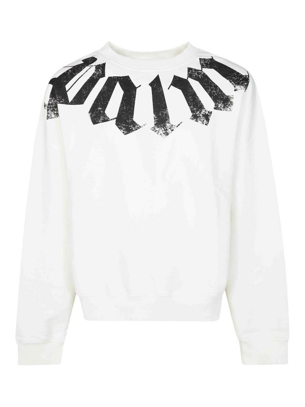 Palm Angels: Sudaderas y suéteres - Sudadera - Blanco