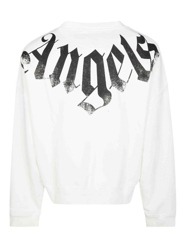 Palm Angels: Sudaderas y suéteres online - Sudadera - Blanco