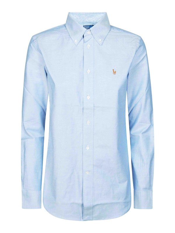 POLO RALPH LAUREN: Hemden - Hemd - Hellblau