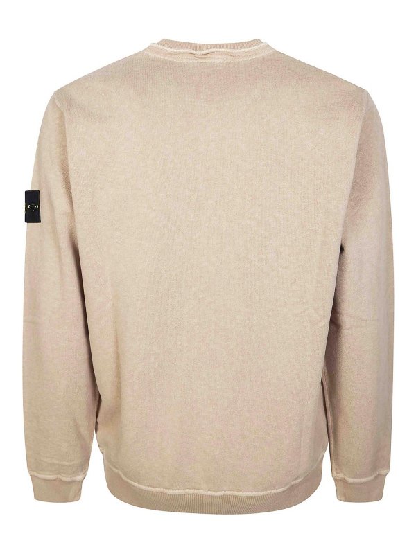 STONE ISLAND: スウェット＆セーター online - スウェットシャツ/セーター - ベージュ
