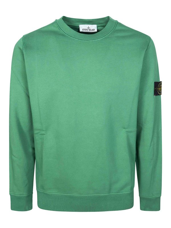 STONE ISLAND: スウェット＆セーター - スウェットシャツ/セーター - 緑