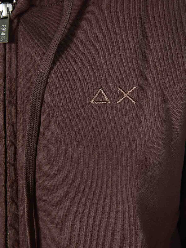 The Best Shops SUN 68: Sweatshirts & Sweaters - Felpa Zip Basic