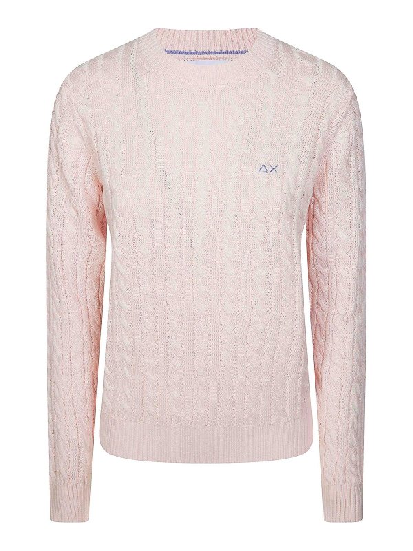 SUN 68: Pull col rond - Pull Col Rond - Rose
