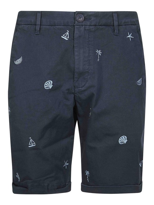 SUN 68: Hosen Shorts - Shorts - Blau