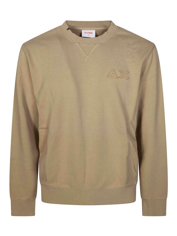 SUN 68: Sweatshirts und Pullover - Sweatshirt - Beige