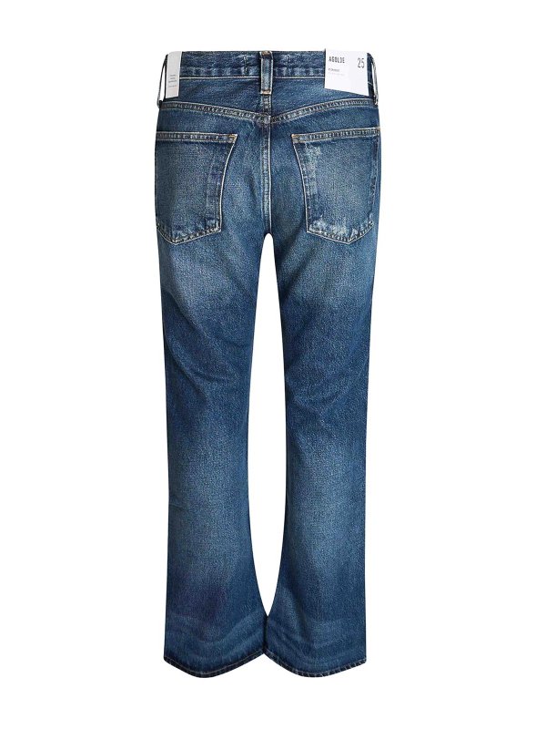 AGOLDE: straight leg jeans online - Kick Boot Mid Rise