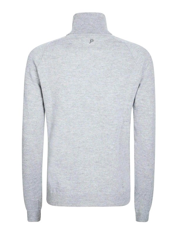 DONDUP: Strickpullover mit Rundhalsausschnitt online - Rundhalspullover - Grau