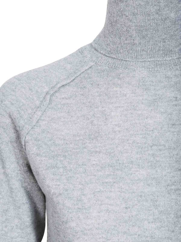 The Best Shops DONDUP: Strickpullover mit Rundhalsausschnitt - Rundhalspullover - Grau
