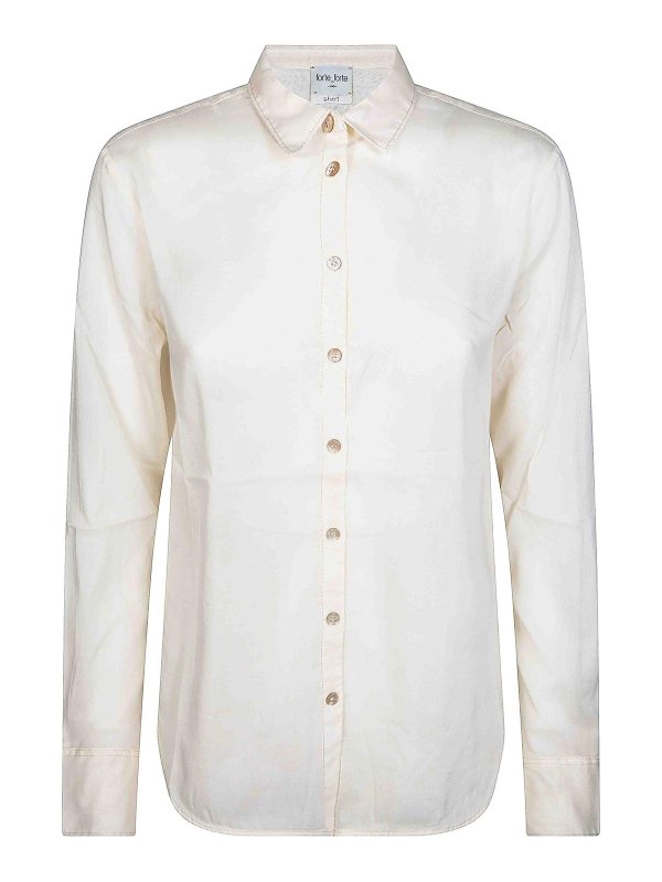 FORTE FORTE: camicie - Camicia Cotone Seta Voile Regular
