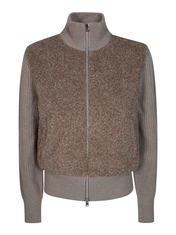 HERNO: Cardigans - Cardigan - Beige