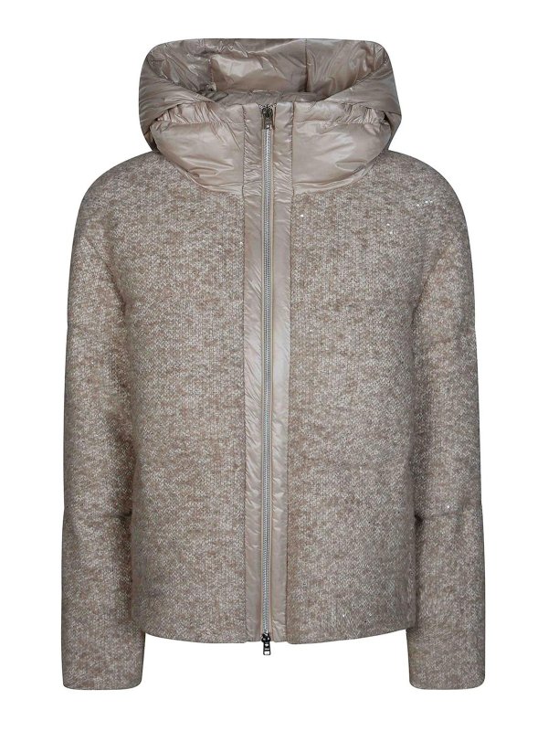HERNO: Casualjacken - Casualjacke - Beige