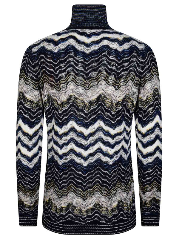 The Best Shops MISSONI: Col roulé & Col polo - Pull Col Roulé - Bleu